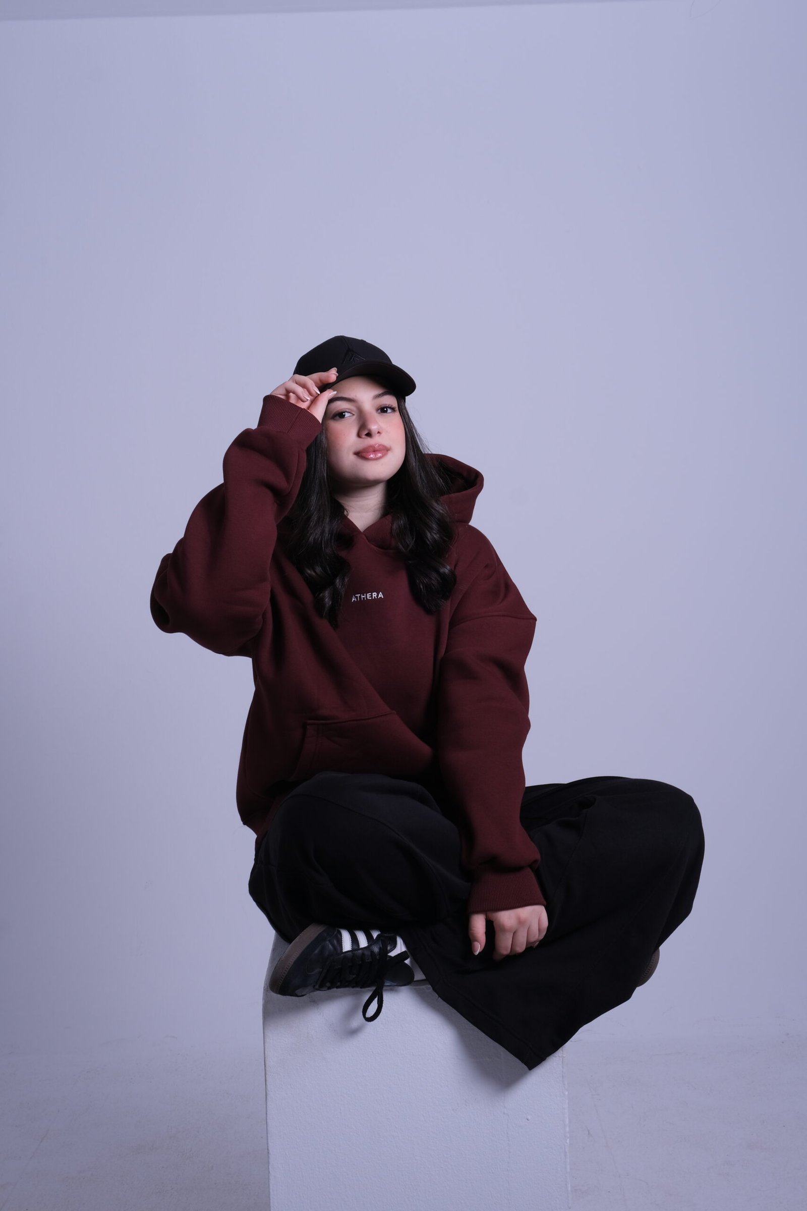 Burgundy Unisex Hoodie